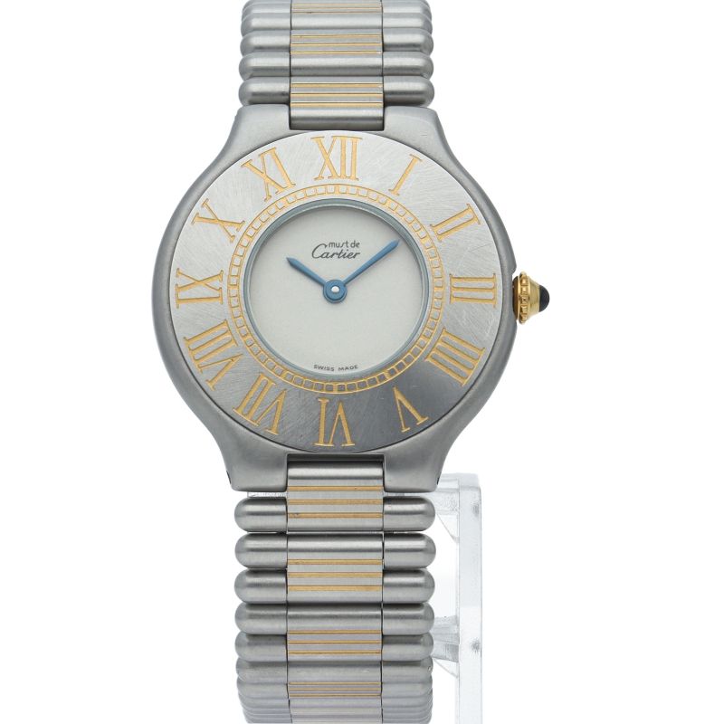 Cartier Must 21 LM Watch SS Beige Polished — view 2