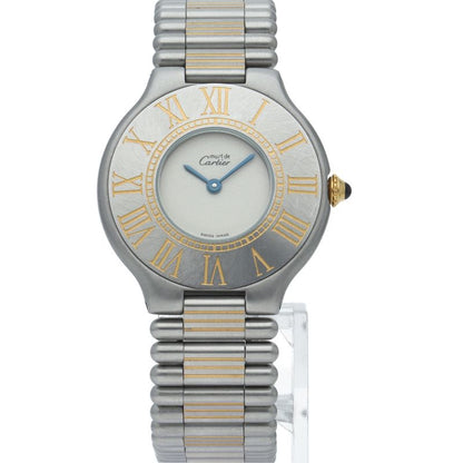 Cartier Must 21 LM Watch SS Beige Polished — view 2