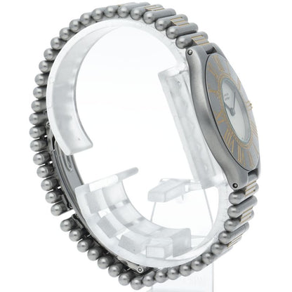 Cartier Must 21 LM Watch SS Beige Polished — view 4
