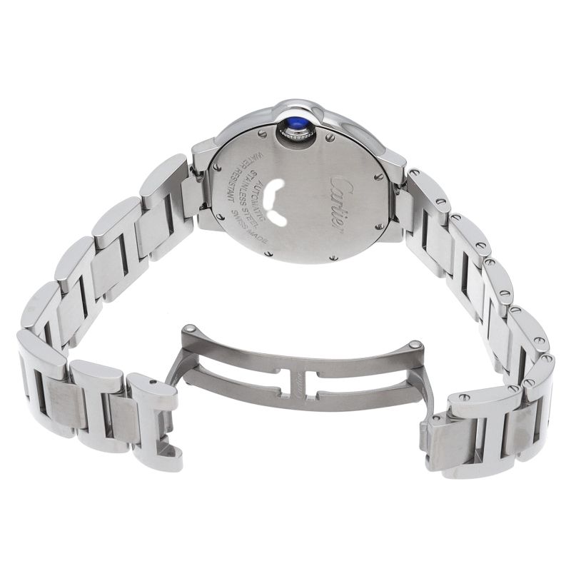 Cartier Ballon Blue Watch 33 mm Auto Depth Lock Box SS — view 5