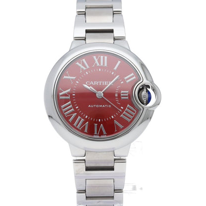 Cartier Ballon Blue Watch 33 mm Auto Depth Lock Box SS — view 2