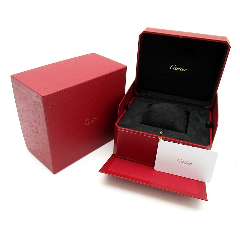 Cartier Venuere Mini Watch Diamond Bezel Box 18k White Gold Leather Silver — view 6