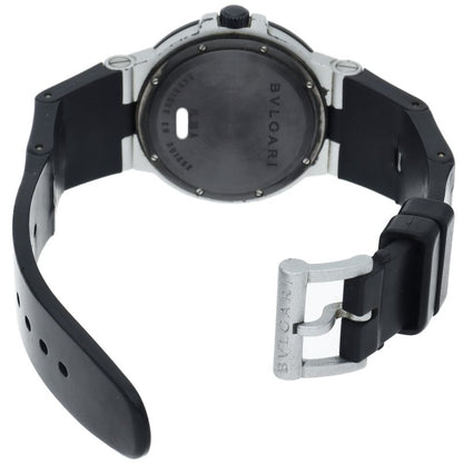 Bvlgari Bulgari Aluminum Watch 38 mm Auto Depth Rubber Silver — view 5