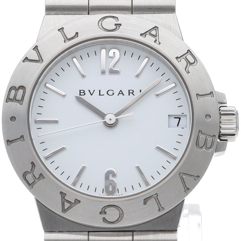 Bvlgari Diagono Sports Watch 29 mm Box SS White Polished