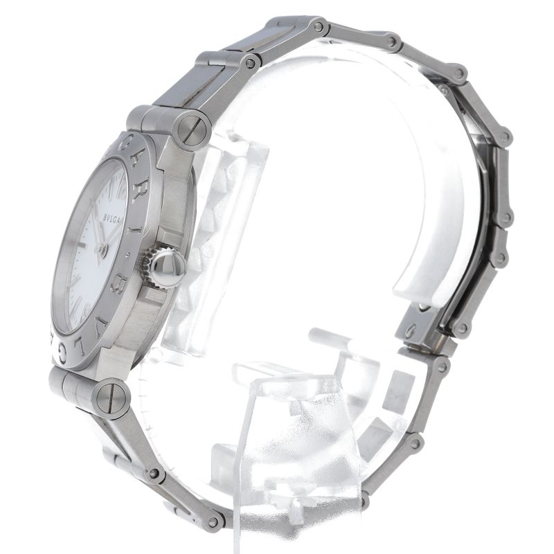 Bvlgari Diagono Sports Watch 29 mm Box SS White Polished — view 3