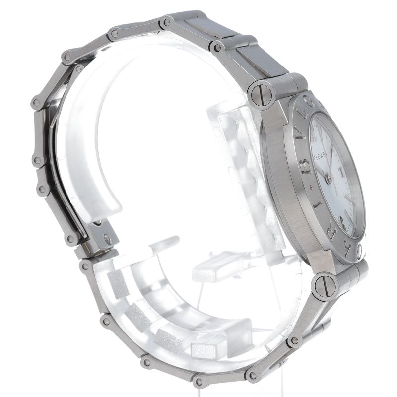 Bvlgari Diagono Sports Watch 29 mm Box SS White Polished — view 4