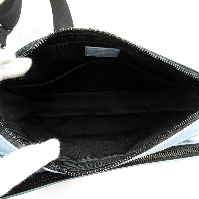 Louis Vuitton Trio Monogram Shadow Messenger Bag Sky Blue — view 7