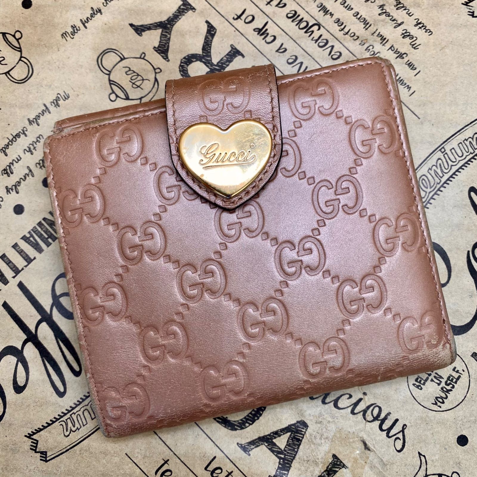 Gucci Bifold Wallet Compact GG Leather Bree — view 3