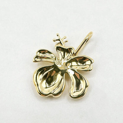 Harry Winston Hawaiian Diamond Yellow Gold Pendant Top — view 2