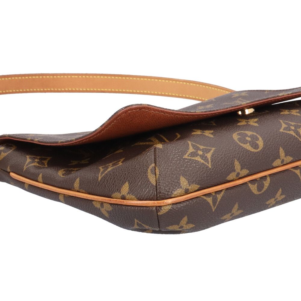 Louis Vuitton Shoulder Bag Monogram Musette Tango Canvas Brown — view 8