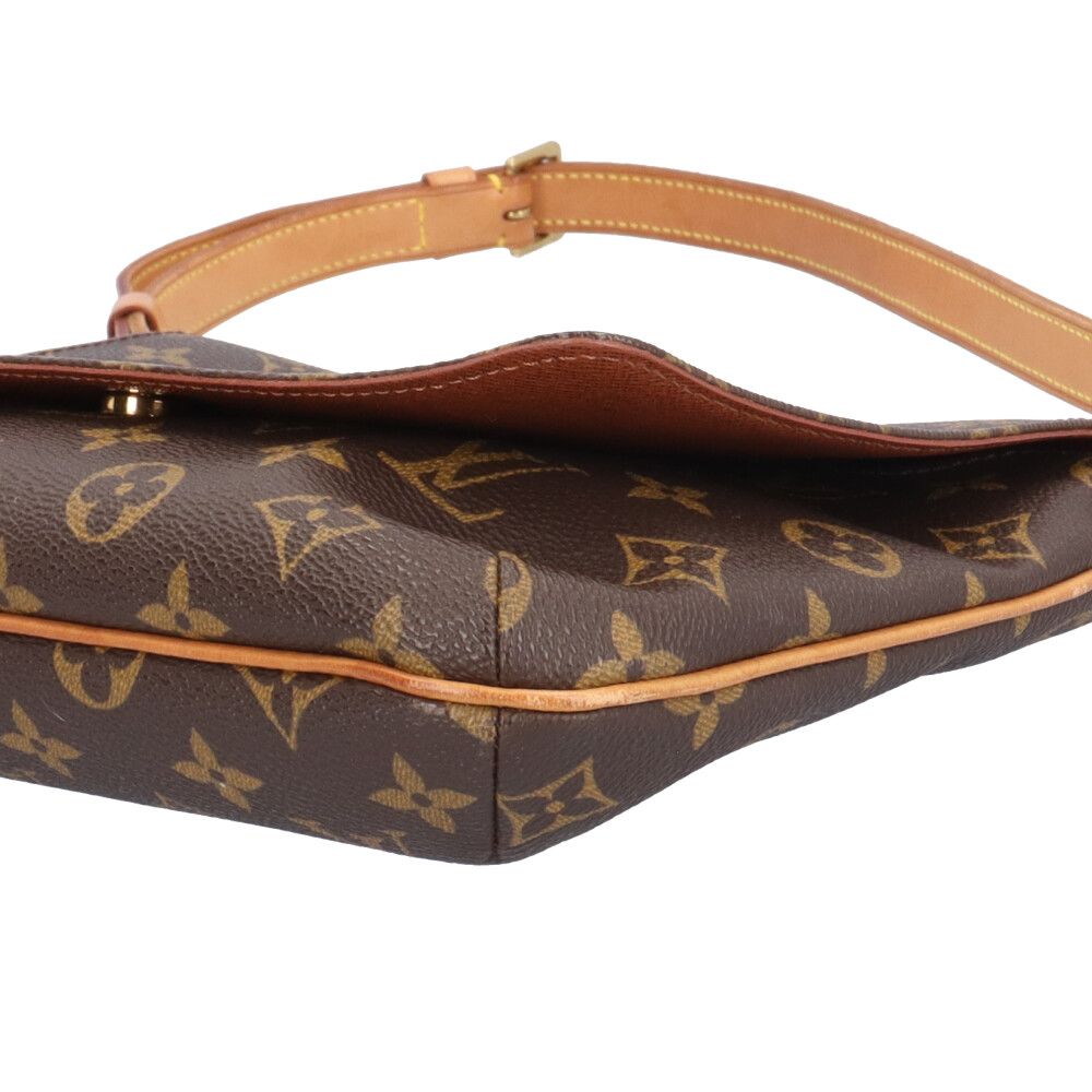 Louis Vuitton Shoulder Bag Monogram Musette Tango Canvas Brown — view 9