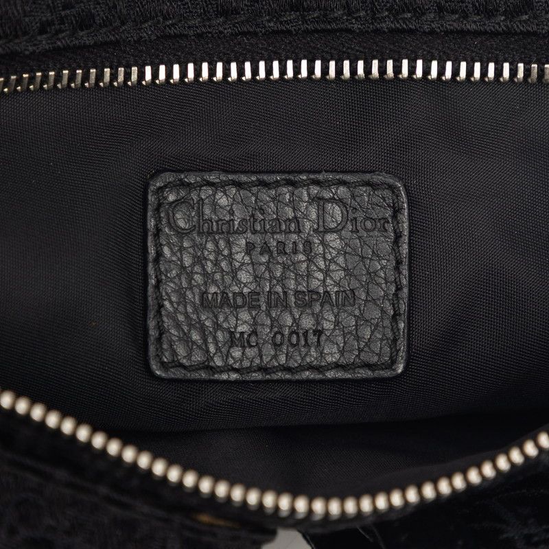 Dior Trotter Street Chic Bum Bag Black Canvas Leather — view 5