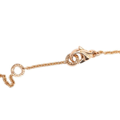 Bvlgari Allegra Heart Chain Pendant Necklace 18k Pink Gold — view 5