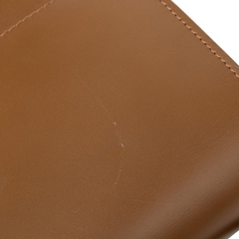 Celine Classic Box Shoulder Bag Brown Leather — view 5