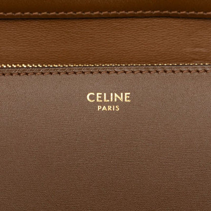 Celine Classic Box Shoulder Bag Brown Leather — view 6