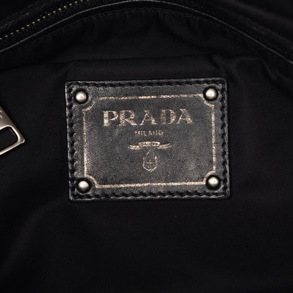 Prada 2-Way Shoulder Bag Black Gray Nylon — view 5