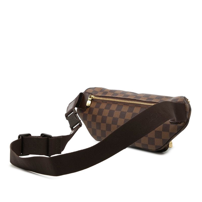 Louis Vuitton Damier Bum Bag Melville Brown Leather — view 2