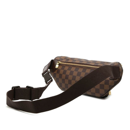 Louis Vuitton Damier Bum Bag Melville Brown Leather — view 2