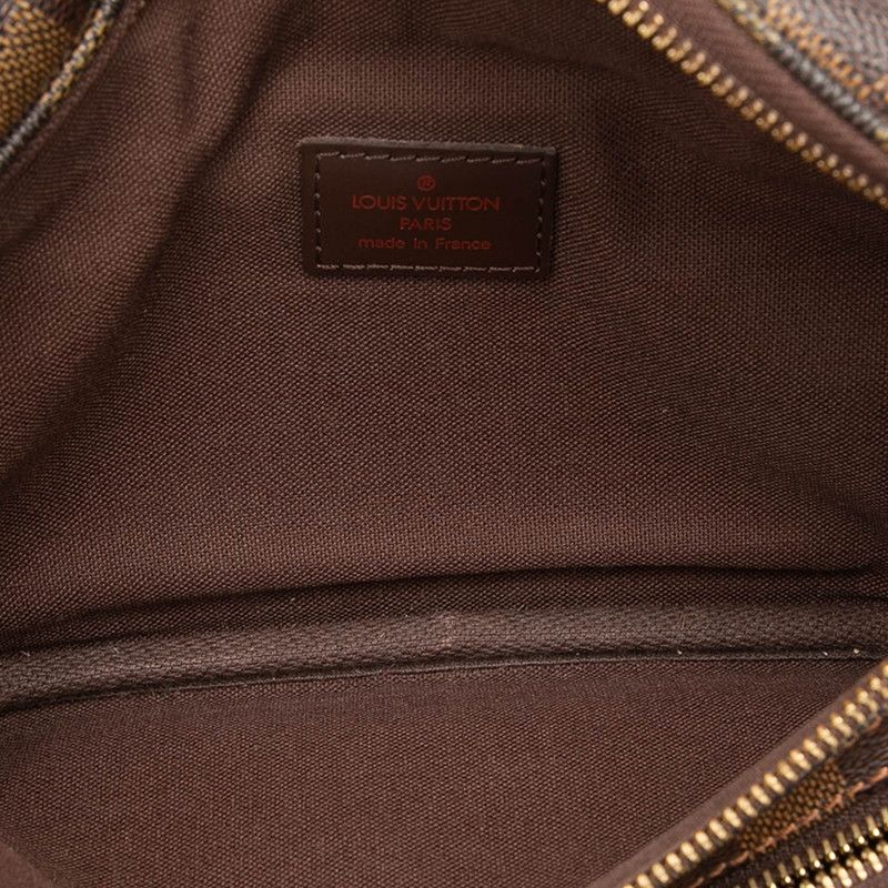 Louis Vuitton Damier Bum Bag Melville Brown Leather — view 4