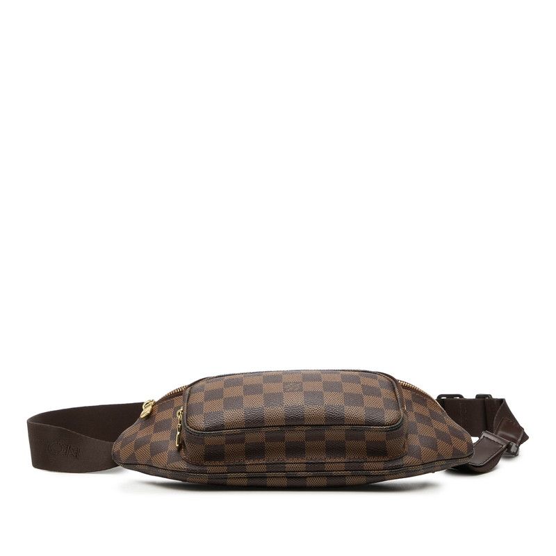 Louis Vuitton Damier Bum Bag Melville Brown Leather — view 3