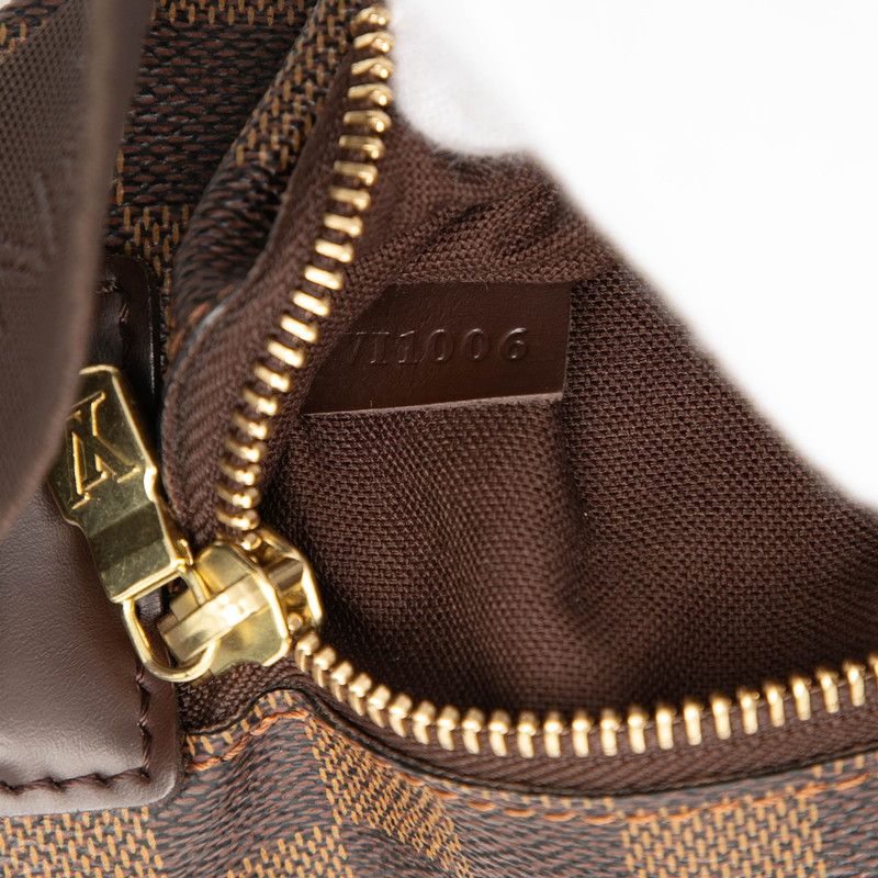 Louis Vuitton Damier Bum Bag Melville Brown Leather — view 6
