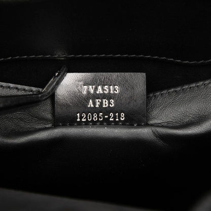 Fendi Shopping Shoulder Bag Tote Black Leather — view 6