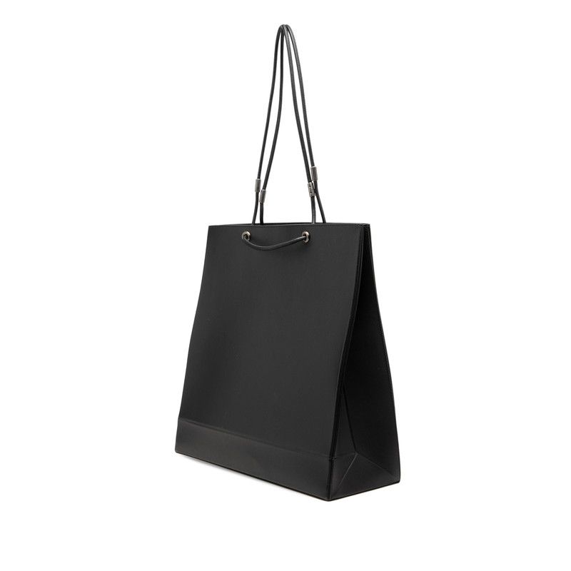 Fendi Shopping Shoulder Bag Tote Black Leather — view 2