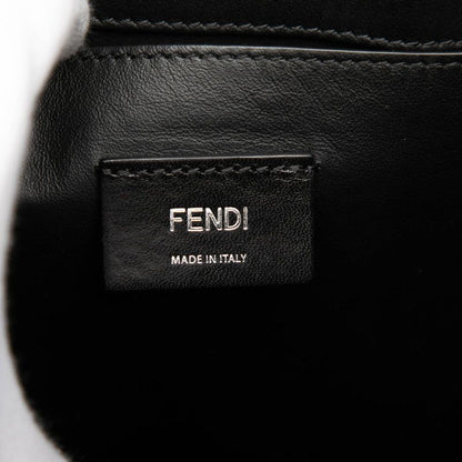 Fendi Shopping Shoulder Bag Tote Black Leather — view 5
