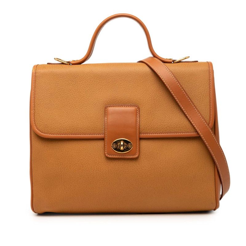 Gucci Vintage 2-Way Shoulder Bag 000 113 Brown Leather