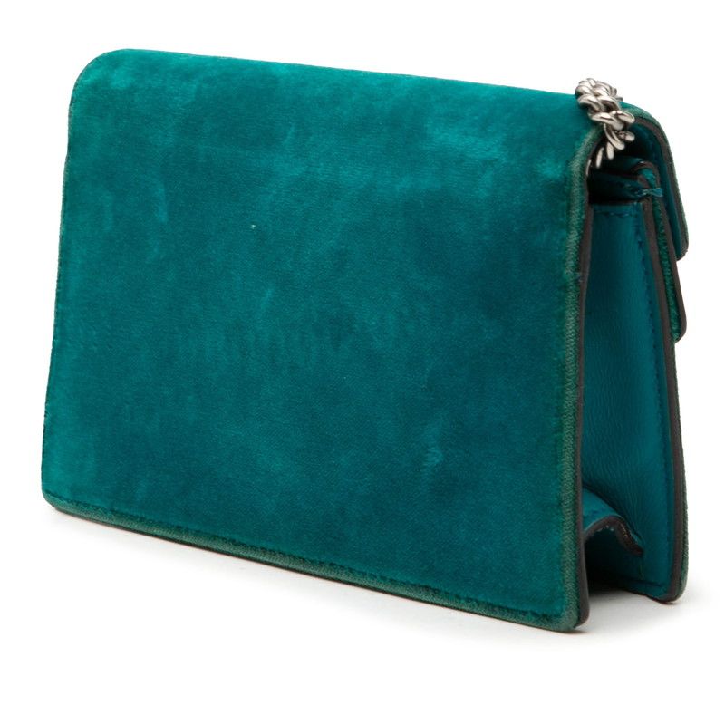 Gucci Dionysus Crossbody Chain Shoulder Bag Blue Velvet — view 2