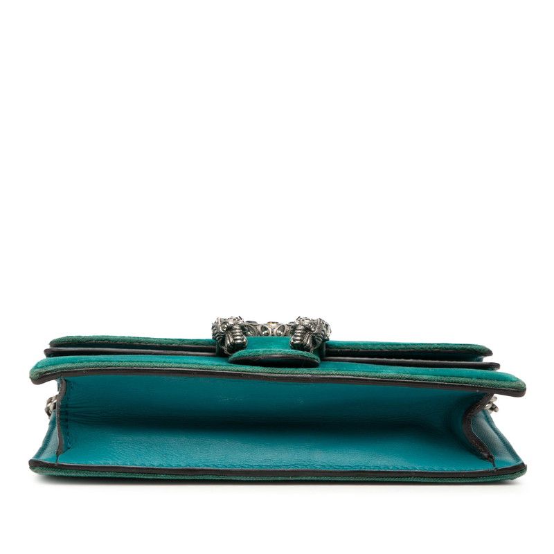 Gucci Dionysus Crossbody Chain Shoulder Bag Blue Velvet — view 3