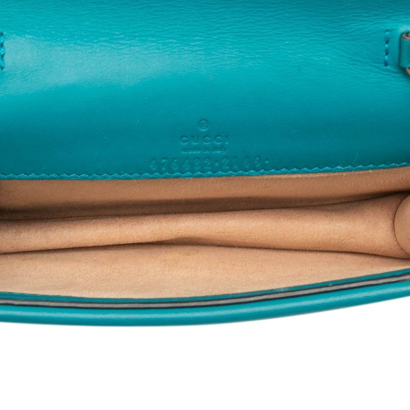 Gucci Dionysus Crossbody Chain Shoulder Bag Blue Velvet — view 6