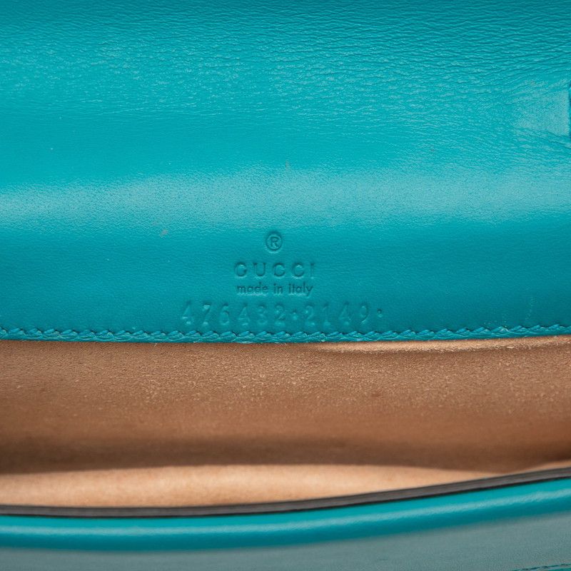 Gucci Dionysus Crossbody Chain Shoulder Bag Blue Velvet — view 7