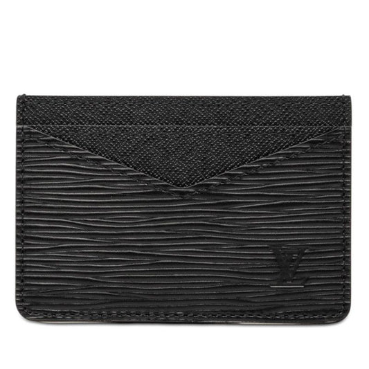 Louis Vuitton Epi Neo Card Holder Case Noir Black Leather