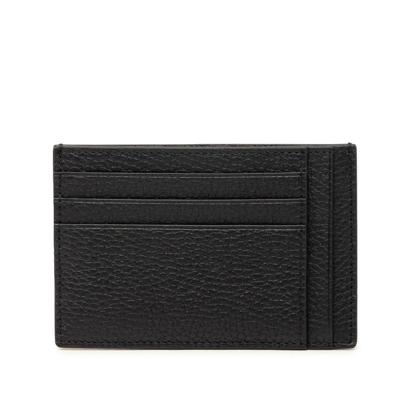 Gucci Maxi GG Jumbo Card Case Black Leather — view 2
