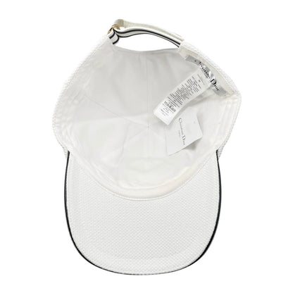 Dior Hat Vibe Baseball Cap 58 Cotton Logo White — view 7
