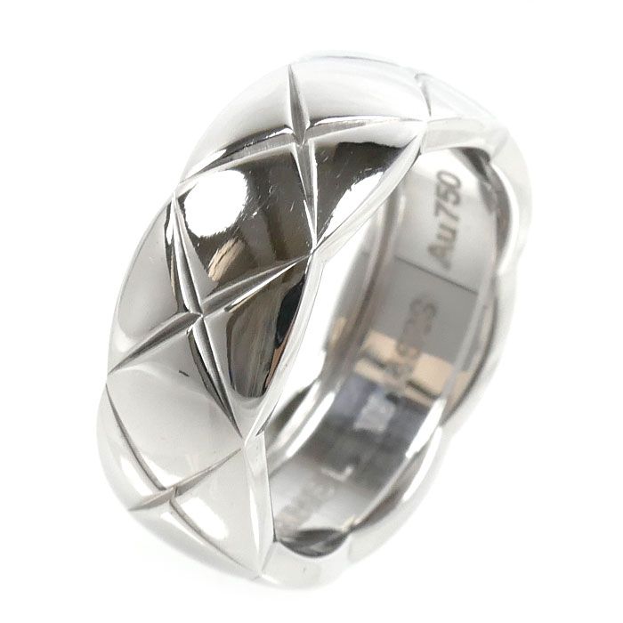 Chanel 18k White Gold Coco Crush Ring — view 2