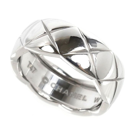 Chanel 18k White Gold Coco Crush Ring