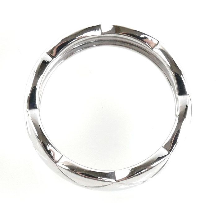Chanel 18k White Gold Coco Crush Ring — view 4