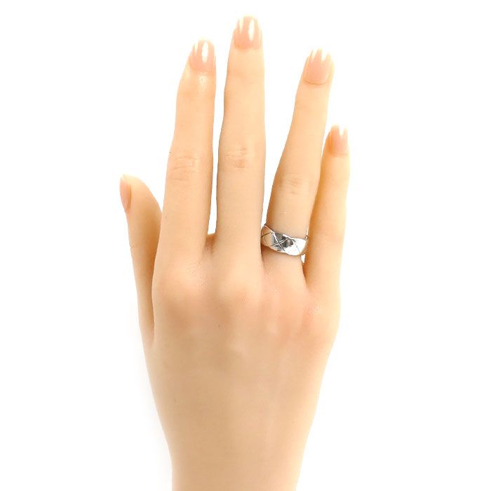 Chanel 18k White Gold Coco Crush Ring — view 7