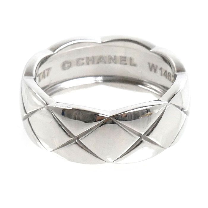 Chanel 18k White Gold Coco Crush Ring — view 3