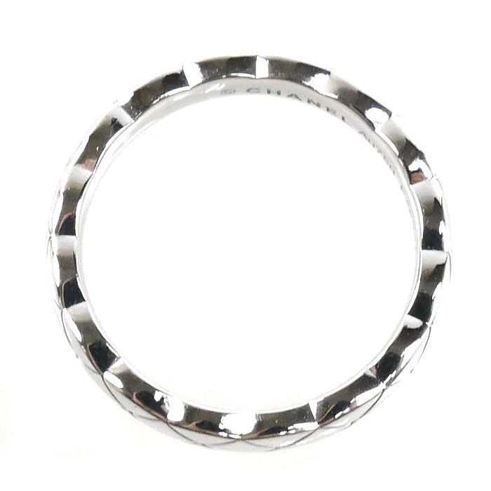 Chanel 18k White Gold Coco Crush Ring — view 4