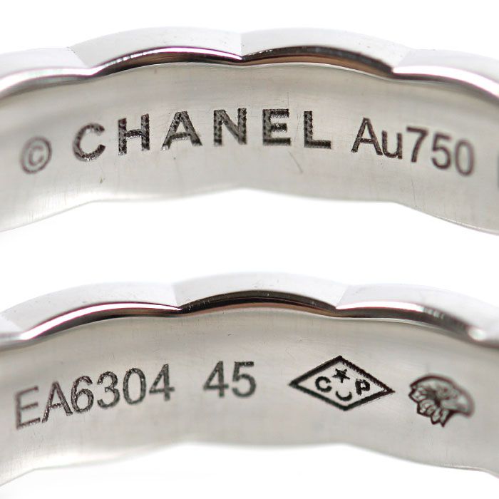 Chanel 18k White Gold Coco Crush Ring — view 5