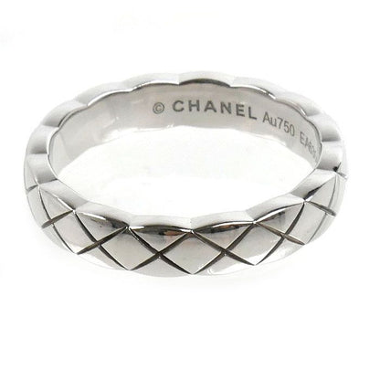 Chanel 18k White Gold Coco Crush Ring — view 3