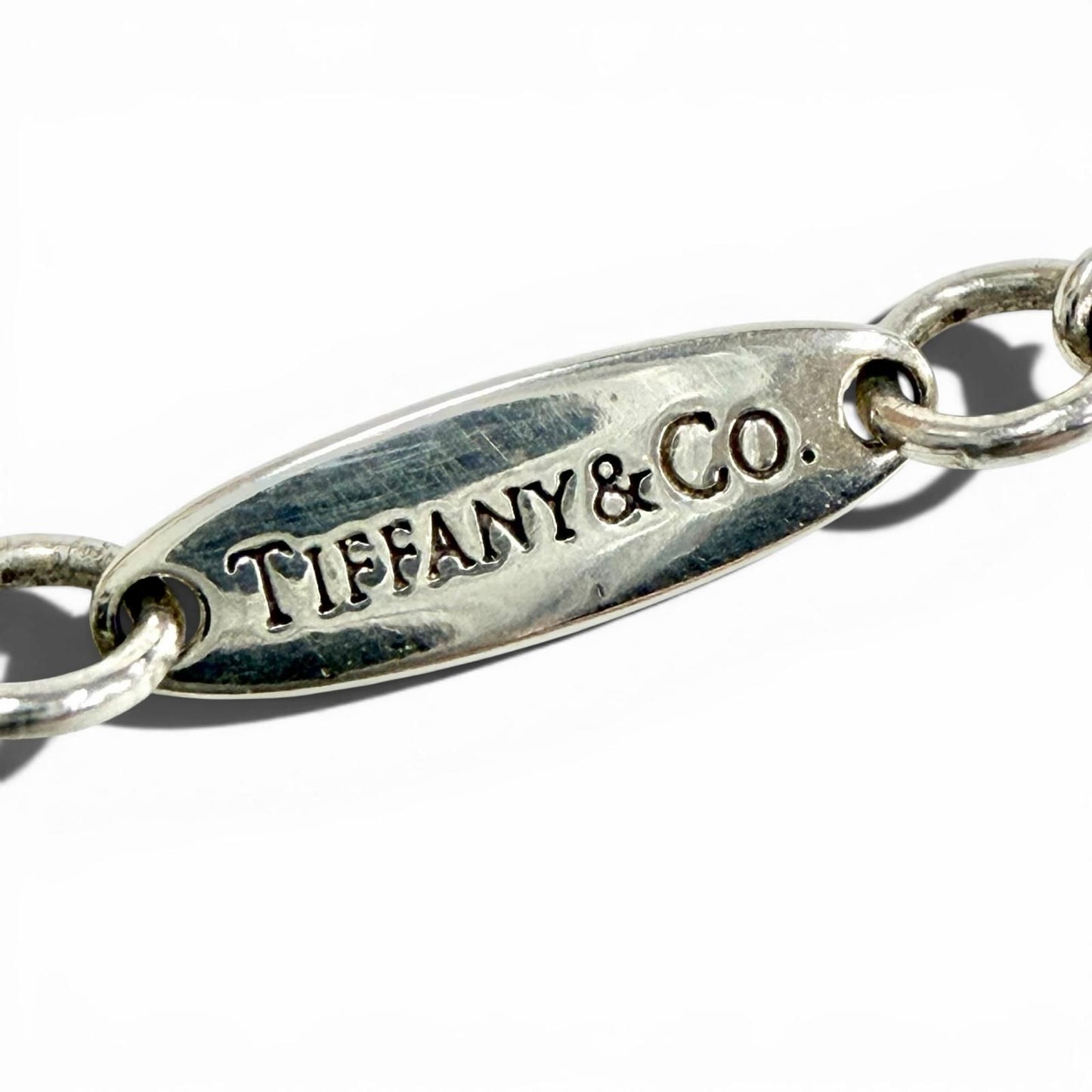 Tiffany & Co Fresh Water Pearl Mesh Tassel Pendant Necklace Silver — view 6
