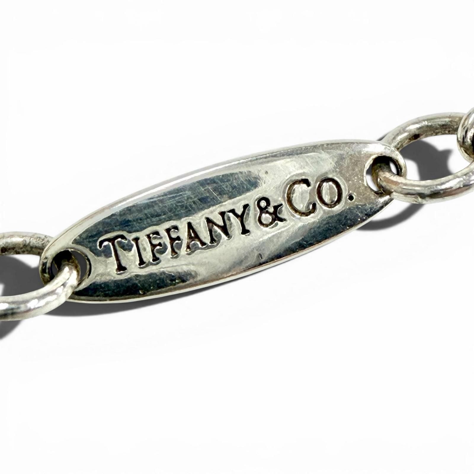Tiffany & Co Fresh Water Pearl Mesh Tassel Pendant Necklace Silver — view 6