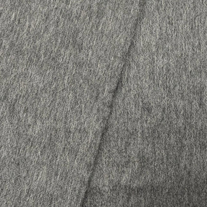 Hermes Rectoverso Cashmere 100% Logo Embroidery with Fringe Scarf Shawl Gray — view 5