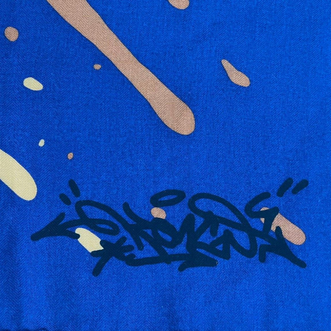 Hermes Scarf Shawl Large Carre 140 Cashmere Geant Multicolor — view 7