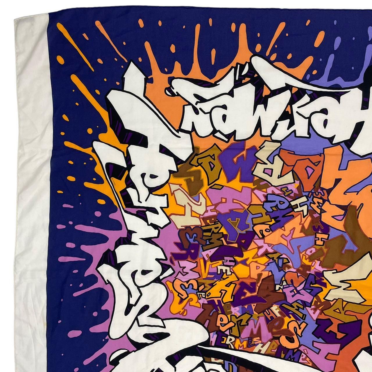 Hermes Scarf Shawl Large Carre 140 Cashmere Geant Multicolor — view 3