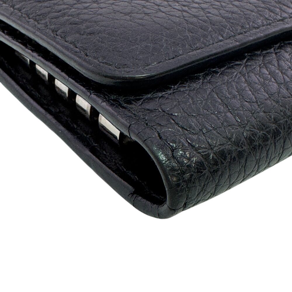Prada Triangle Logo Key Case Key Holder — view 3